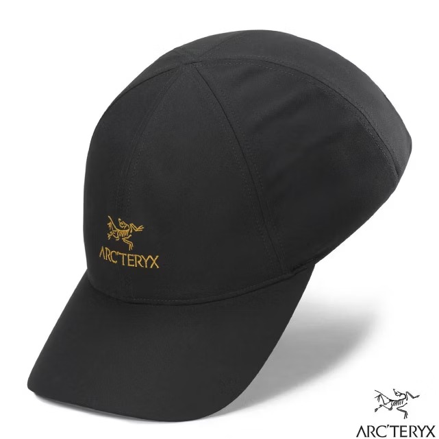 【ARCTERYX 始祖鳥】Bird Word Cap 棒球網帽.弧形卡車帽.鴨舌帽/X000009463 24K黑✿30E010